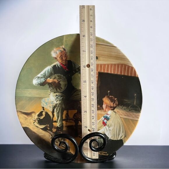 Norman Rockwell l Collector’s Plate l #1514 I l “The Banjo Player” - Picture 5 of 8